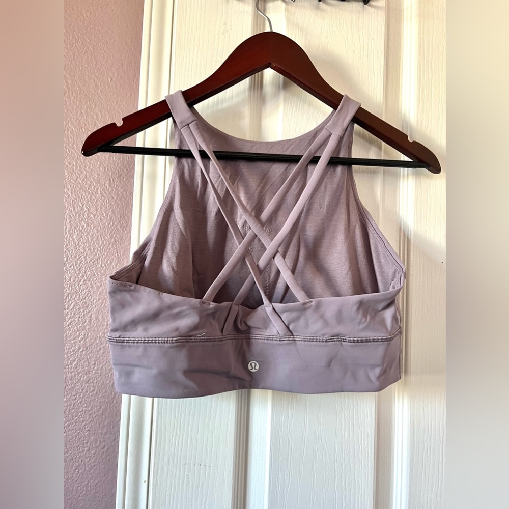 Lululemon Energy Bra High Neck Long Line Tough *Medium Support, B–D Cup